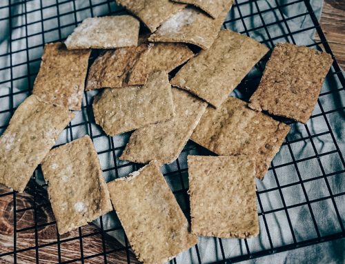 Viața fără gluten & o rețetă de crackers gluten-free